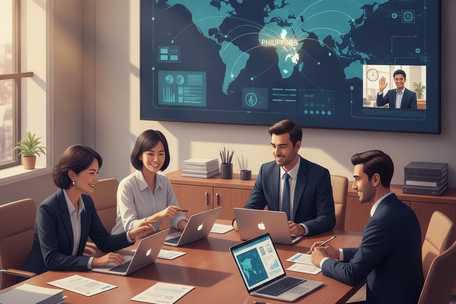 Outsourced Assistant Operations: Weekly Decision Brief editorial illustration